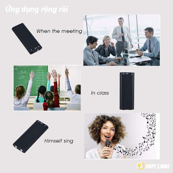 Máy ghi âm chuyên dụng T2 giá rẻ 8GB - Ghi âm 15h liên tục