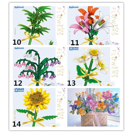 1 Bó Hoa Hồng Gypsophila Tím Nhân Tạo Tự Lắp Ráp Thủ Công DIY