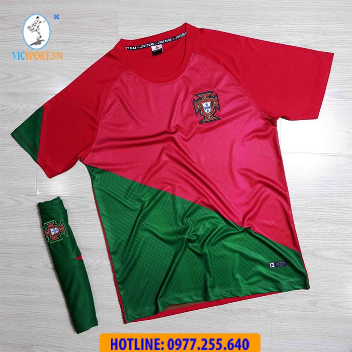 Áo Đá Bóng, Quần Áo Đá Banh Đội Tuyển Bồ Đào Nha 22-23 Thun Lạnh Thoáng mát- Vicsport