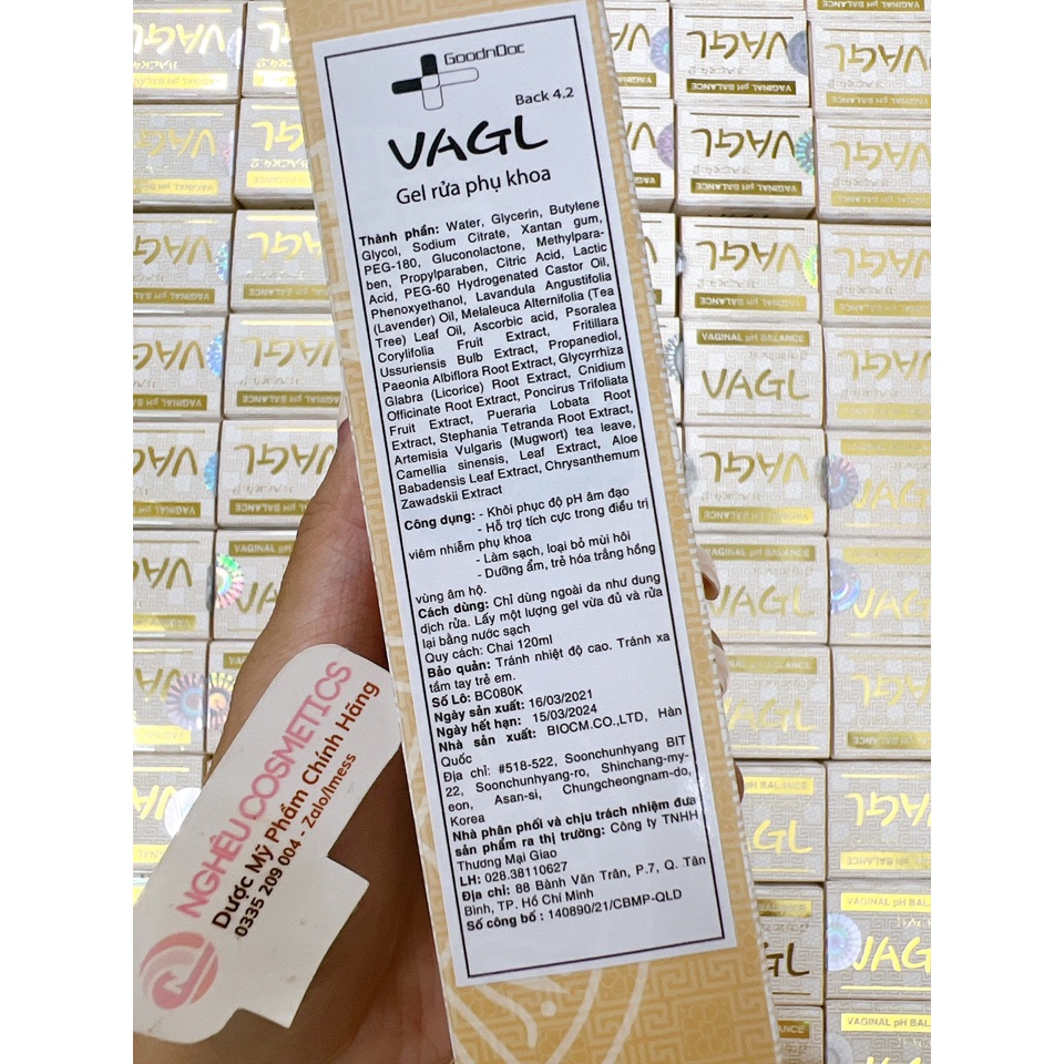 Gel Vệ Sinh Goodndoc Khử Mùi Làm Sáng Da Vùng Kín VAGL