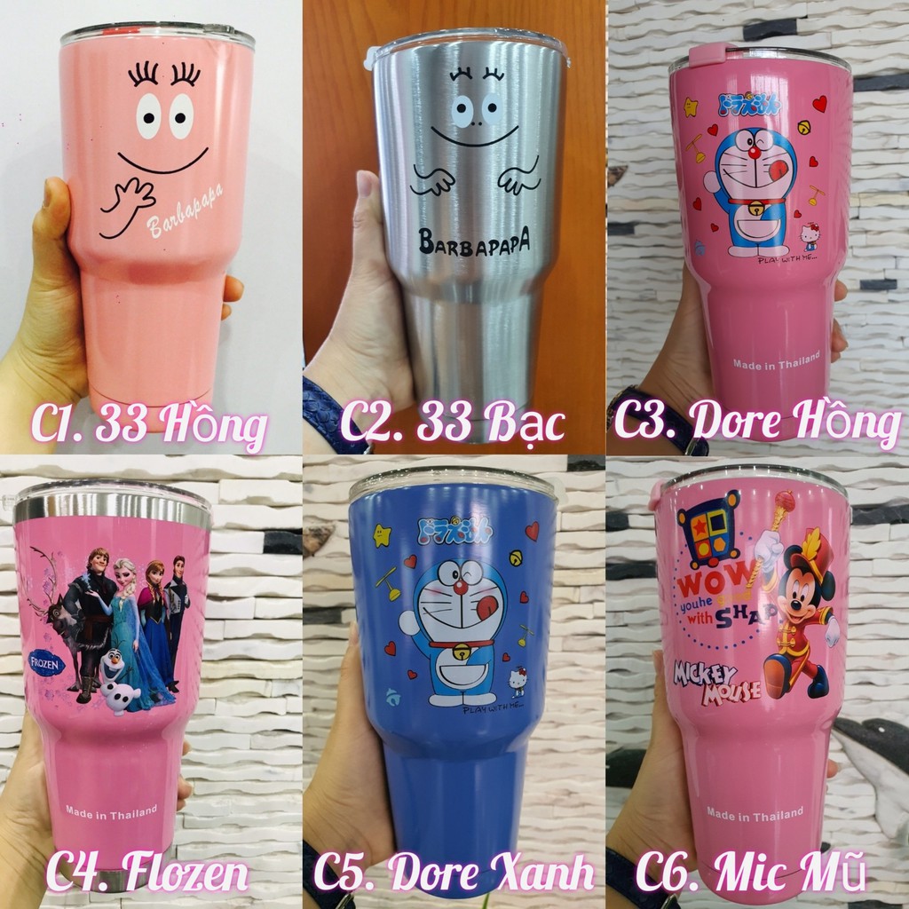 LY GIỮ NHIỆT THÁI LAN 900ML TẶNG KÈM TÚI ,ỐNG HÚT VÀ THANH RỬA | BigBuy360 - bigbuy360.vn