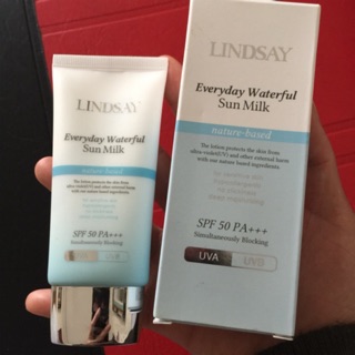 Kem chống nắng Lindsay Everyday Waterful Sun Milk