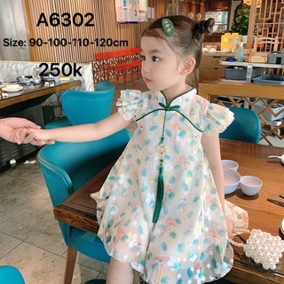 Váy bé gái phong cách trung hoa A6302