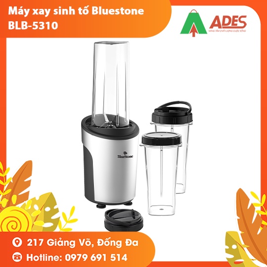 Máy xay sinh tố Bluestone BLB-5310 3 cối xay 2600ML kiêm bình nước dã ngoại - Mẫu mới nhập