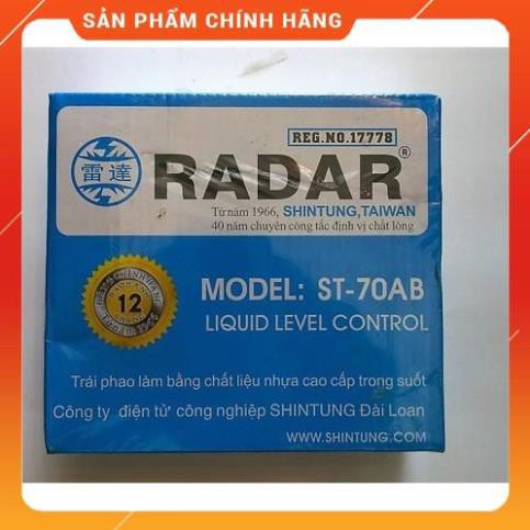 Phao nước bơm tự động chống tràn , phao điện  Radar