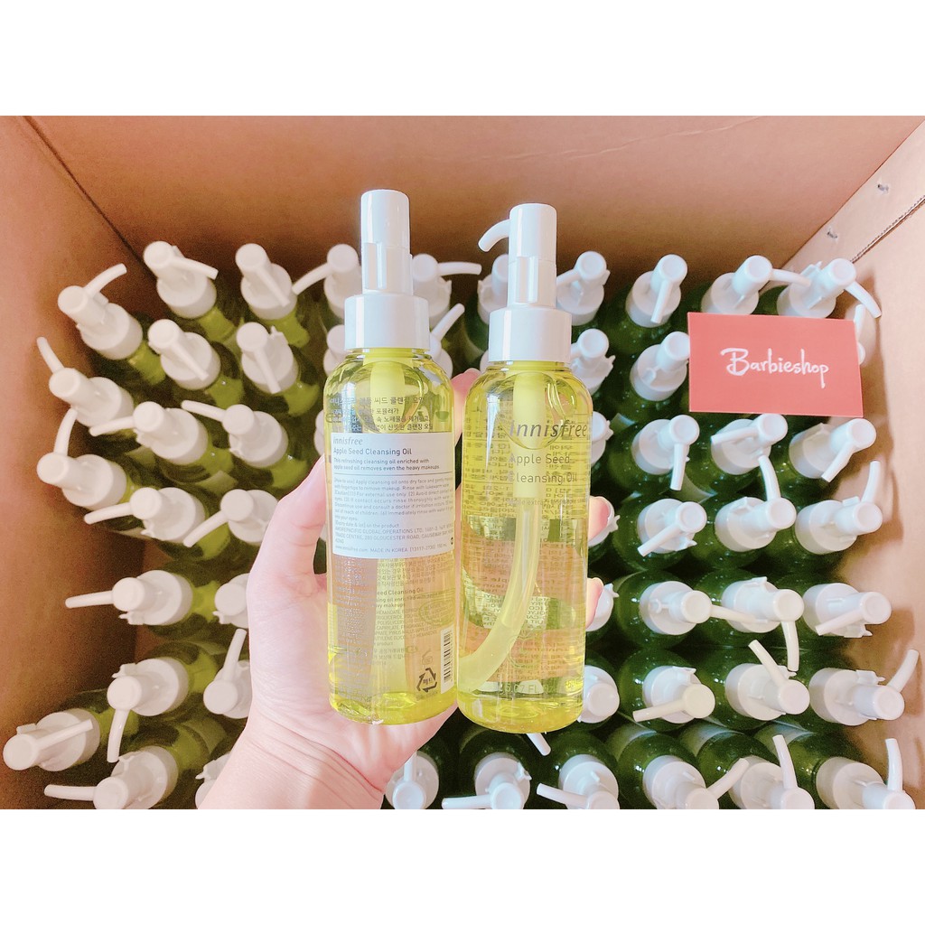 COMBO TẨY TRANG DẦU VÀ NƯỚC INNISFREE TRÀ XANH-OLIVE-TÁO 150ML