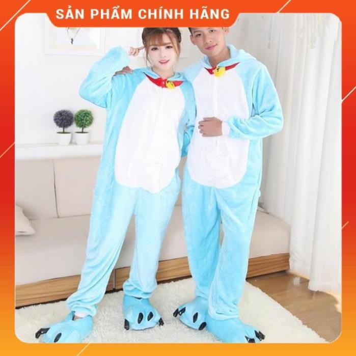 [ FREE SHIP - HÀNG SIÊU CẤP ] BỘ ĐỒ HÌNH THÚ DOREMON SIZE CHO NAM VÀ NỮ