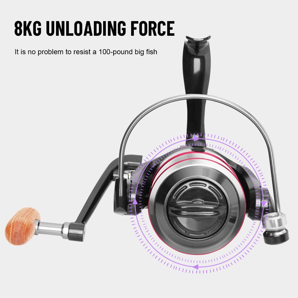 Máy Câu Cá BTLIMER 12 Trục Tay Cầm Bằng Gỗ Cứng