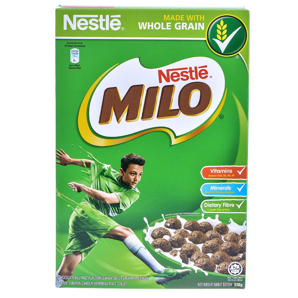 Bánh/ngũ cốc ăn sáng Nestlé Milo Cereal - Hộp 170/330g
