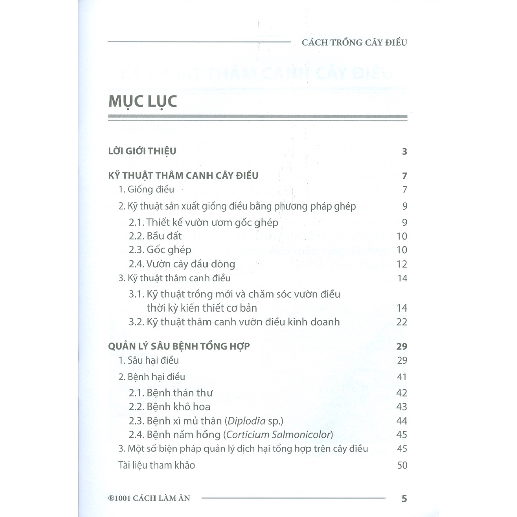 Sách - Cách Trồng Cây Điều