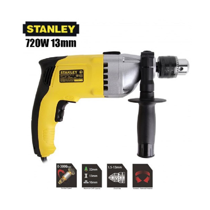 Máy khoan động lực 13mm 720W Stanley STDH7213-B1