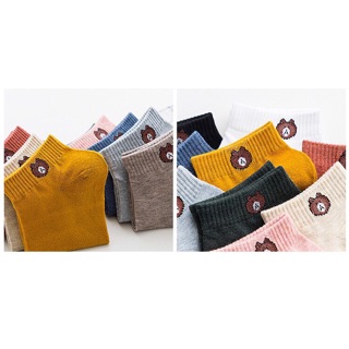 Set 10 Đôi Tất Hình Gấu Cute