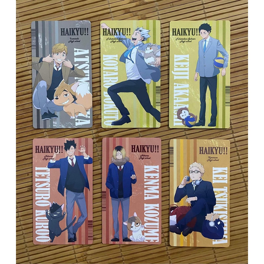 Postcard các nhân vật Haikyuu