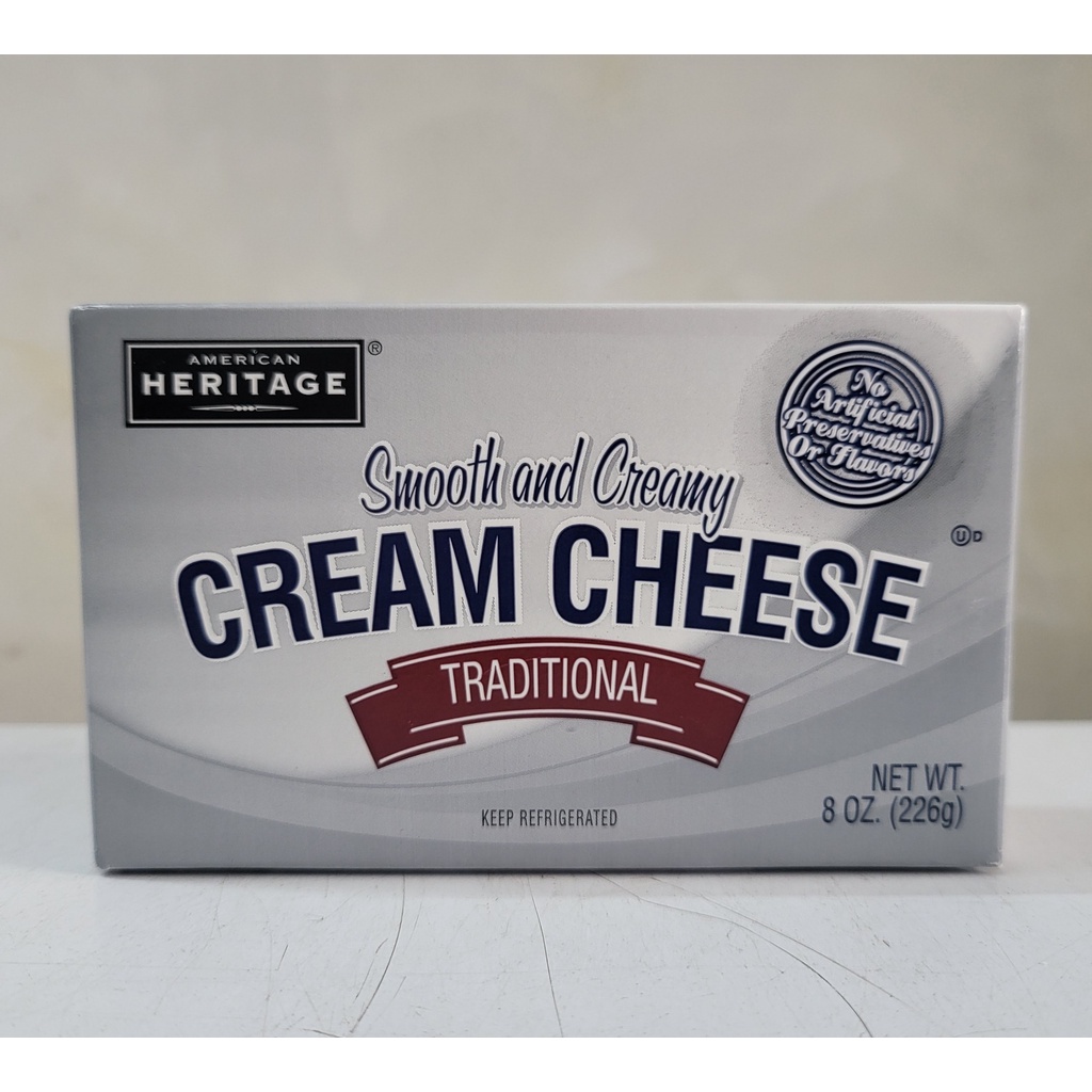 [Khối 226g] PHÔ MAI KEM [USA] HERITAGE Cream Cheese (tmt-hdl)