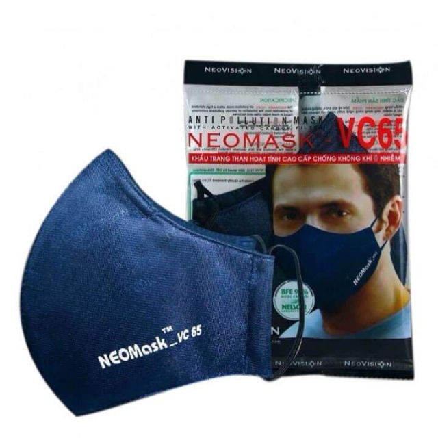 Khẩu trang than hoạt tính NeoMask VC 65