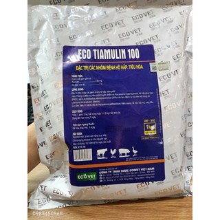 Eco tiamulin 100 . viêm phổi heo, tiêu chảy, hô hấp phức hợp, hồng lỵ, viêm hồi tràng.....
