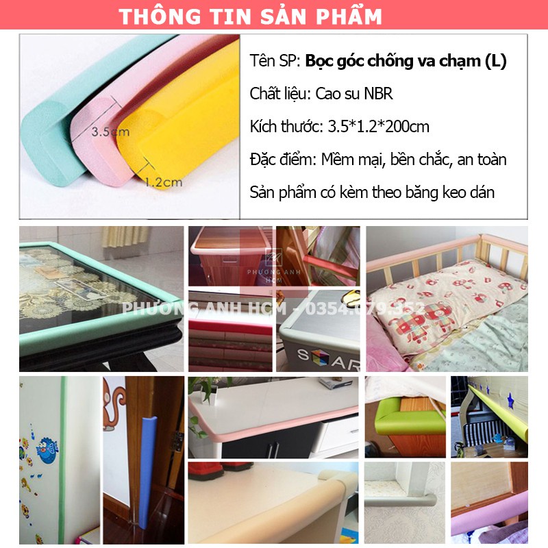 [MẸ và BÉ BABYKING]  Xốp bọc cạnh bàn bảo vệ an toàn cho bé 2M bịt cạnh bàn - Miếng dán góc Bịt góc bàn an toàn cho bé