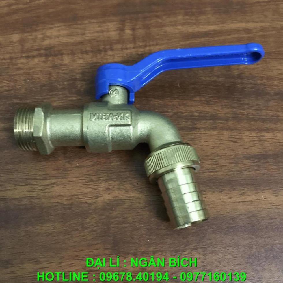 Vòi nước, van nước đồng MIHA Việt Nam xuất khẩu cao cấp 21 và 27