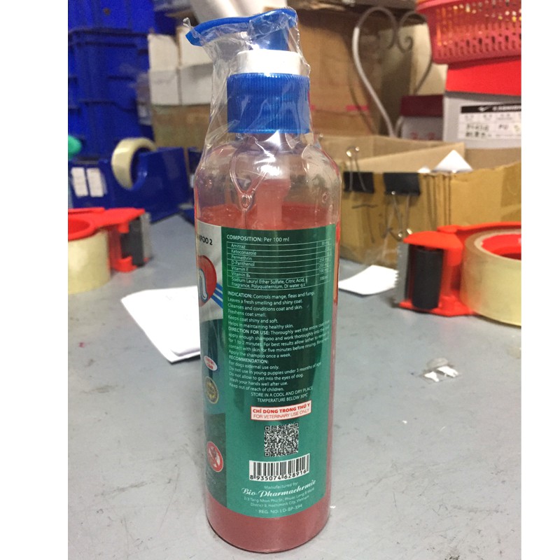 Sữa tắm Bio Skin 3in1 ngoại ký sinh trùng, viêm da, dưỡng lông 230ml- 79308