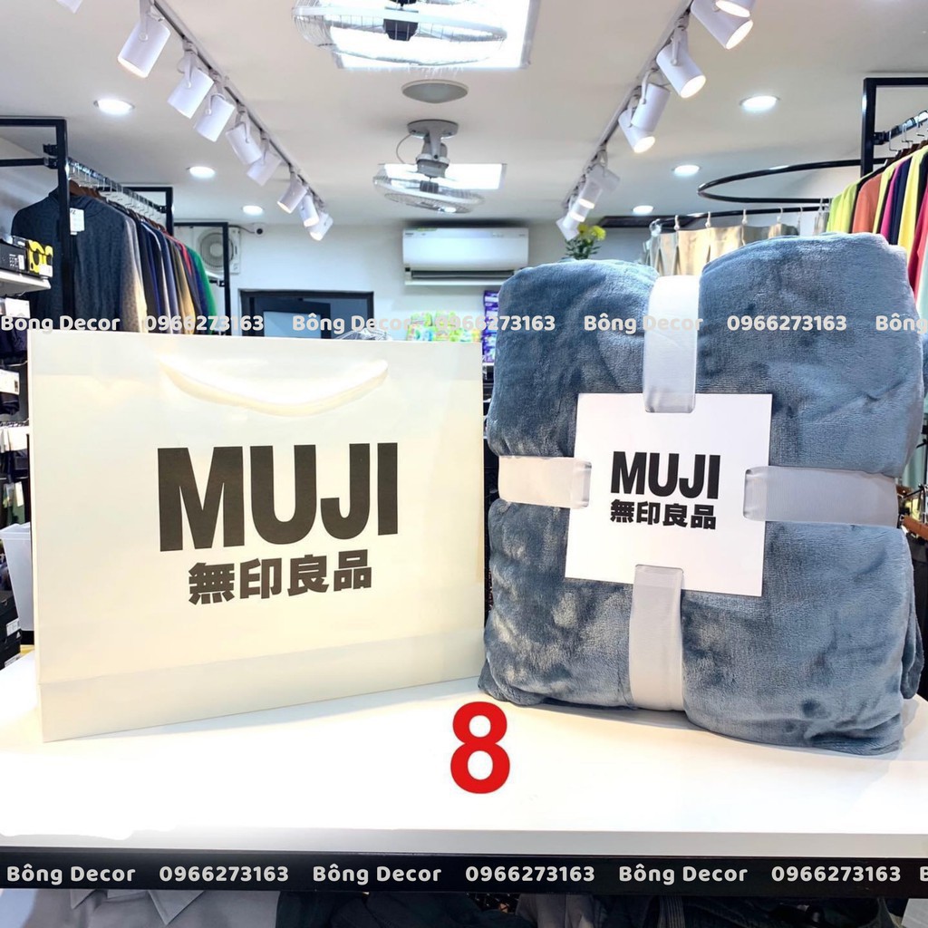 Chăn Lông Tuyết Muji Cao Cấp Chuẩn Loại 1- Hàng Y Hình