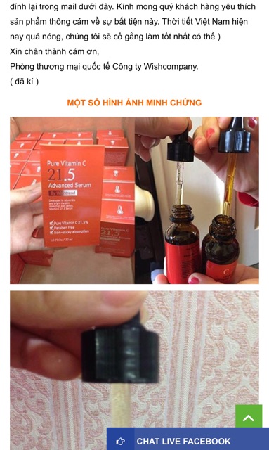 Tinh Chất Vitamin C Dưỡng Trắng Da, Mờ Thâm Nám By Wishtrend Pure Vitamin C 21.5