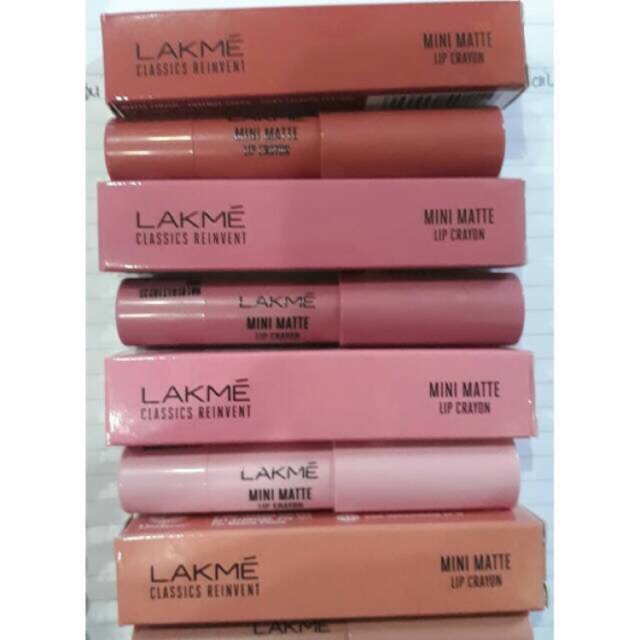 (hàng Mới Về) Son Lì Mini Màu Sắc Thời Trang Thương Hiệu Lakme