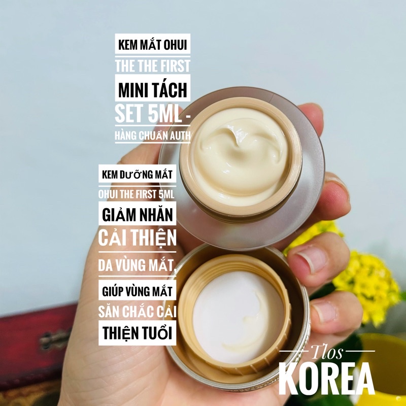 Kem dưỡng mắt Ohui The First Geniture Eye Cream 5ml - Tái sinh - chống lão - giảm nhăn