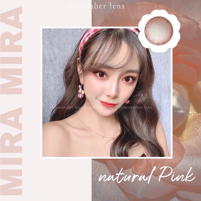 <CÓ SẴN> Lens Mira Pink | Tone Hồng Đào Baby - LENS NỘI ĐỊA HÀN QUỐC | BigBuy360 - bigbuy360.vn