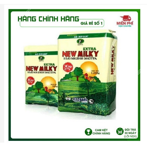 [Hàng Chuẩn] Sữa béo Nga New Milky Extra 1kg date mới