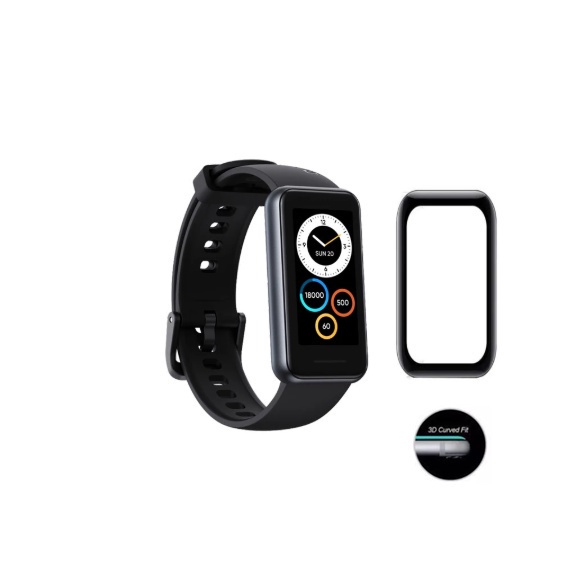 Miếng dán bảo vệ màn hình đồng hồ thông minh Realme Band 2 Band2 3D bằng TPU mềm chống trầy xước