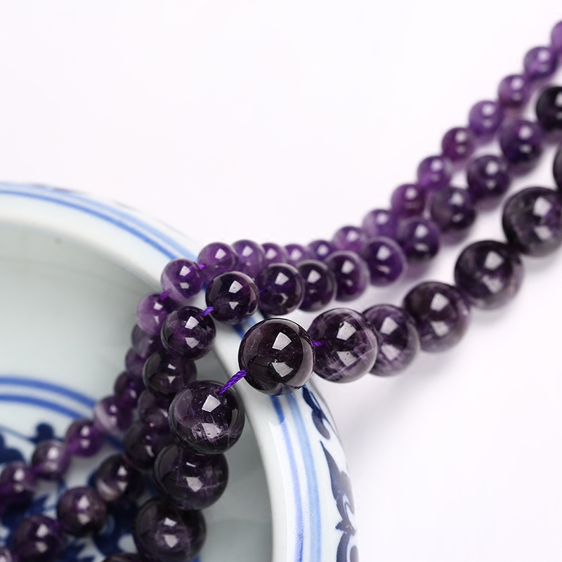 Chuỗi Hạt Pha Lê Tròn Tự Nhiên Dùng Làm Trang Sức Thủ Công