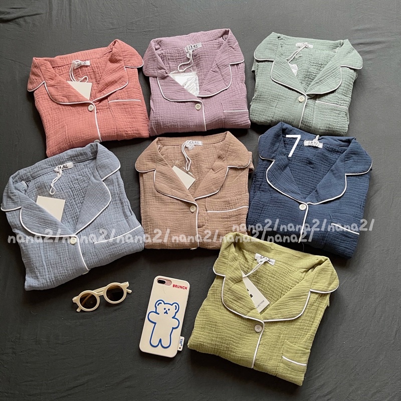 Set pijama xô đũi (nhiều màu nhiều hình) | BigBuy360 - bigbuy360.vn