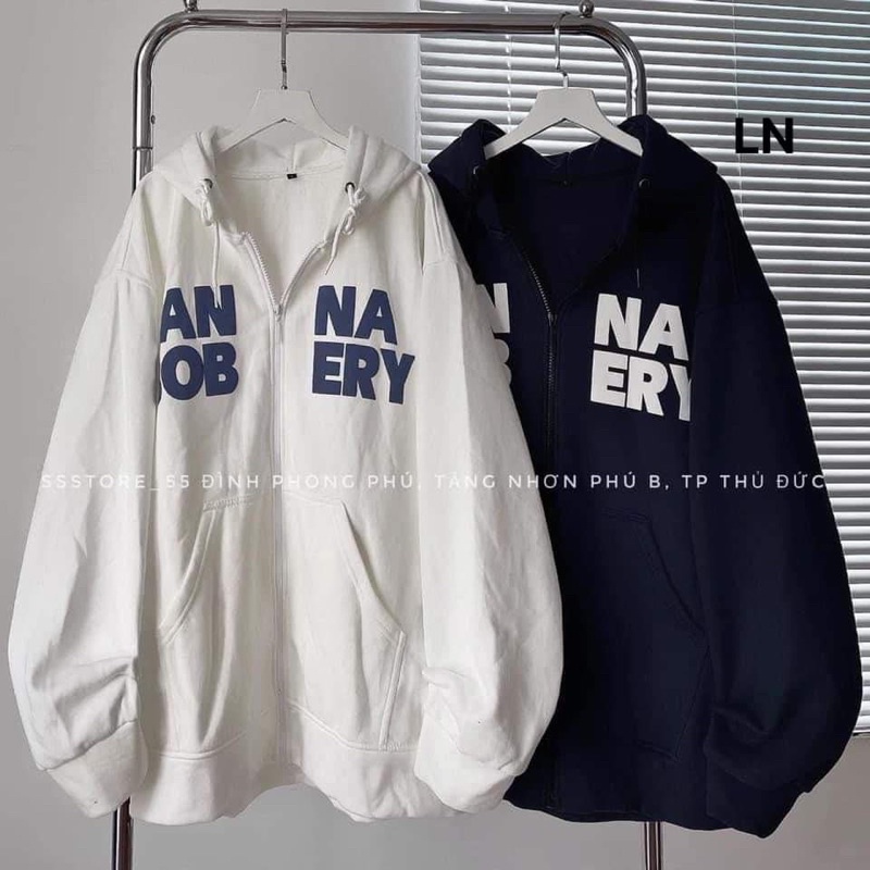 Áo khoác nỉ ANNA mũ 2 lớp TH6