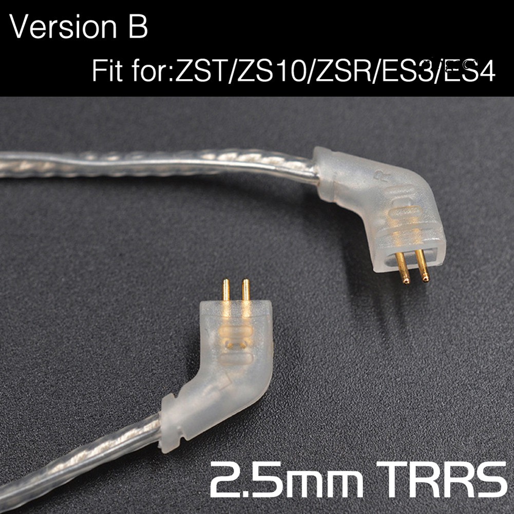 Dây Cáp Tai Nghe Thay Thế 1.2m 3.5mm Trrs 0.75mm 2pin Cho Kz-Zs / Ed12 / Es3 / Zsr