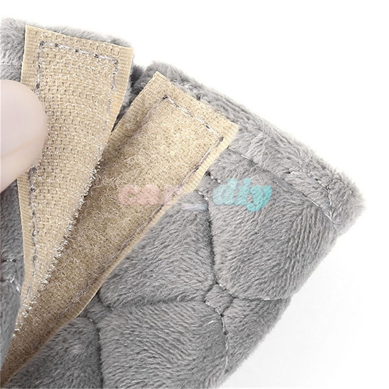 Bộ 2 Vỏ Bọc Dây Đai An Toàn Xe Hơi / Xe Tải / Máy Bay SUV Vải Nhung Mềm Dày Dặn