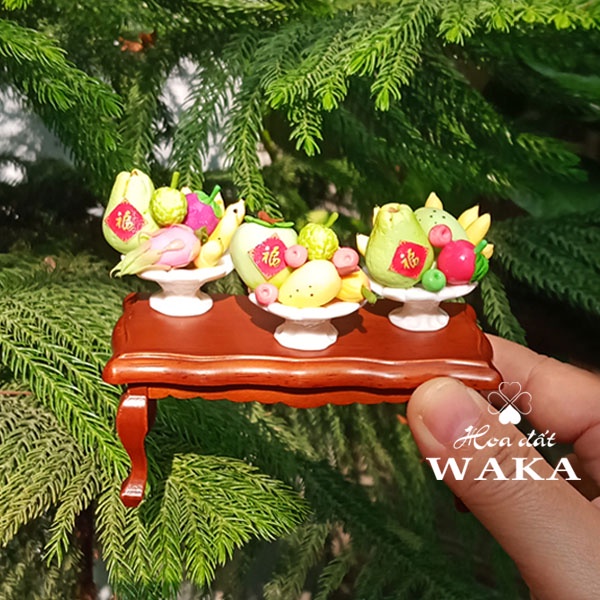 Set Tết- Khay ngũ quả 03 Tỉ lệ 1/12
