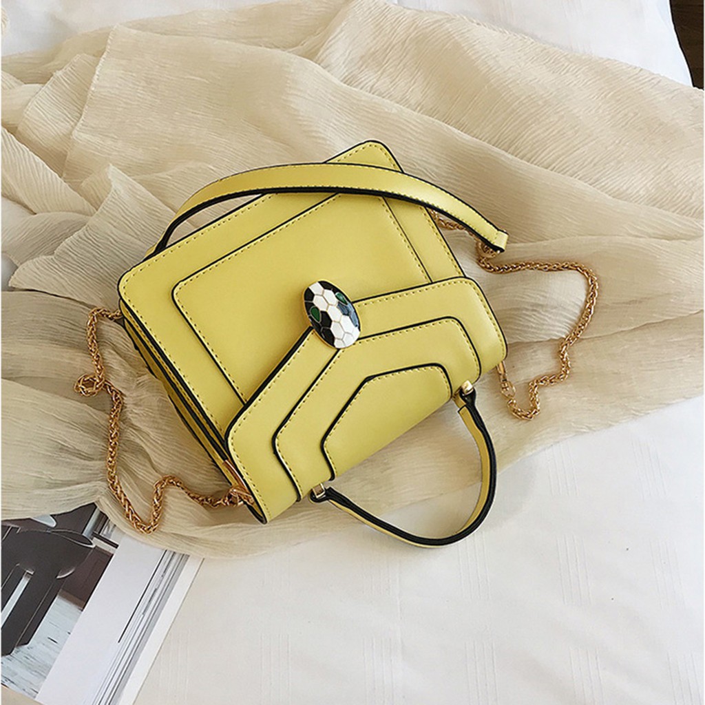 Túi xách nữ đeo chéo hàn quốc khóa đầu rắn trẻ trung - lupine