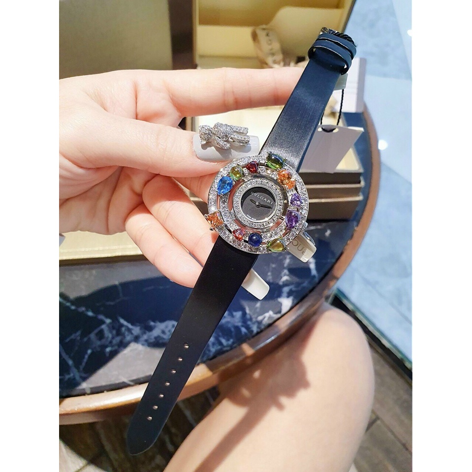 Đồng hồ nữ chính hãng, đồng hồ đeo tay nữ BVL đính kim cương nhân tạo siêu cao cấp, lấp lánh, cực kỳ nổi bật, sang chảnh