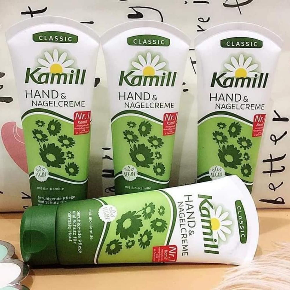 Kem tay dưỡng da tay Kamill HAND &amp; NAGELCREME 100ml giúp làm dịu da tay mềm mại dịu dàng cấp ẩm chống nẻ cho tay của Đức