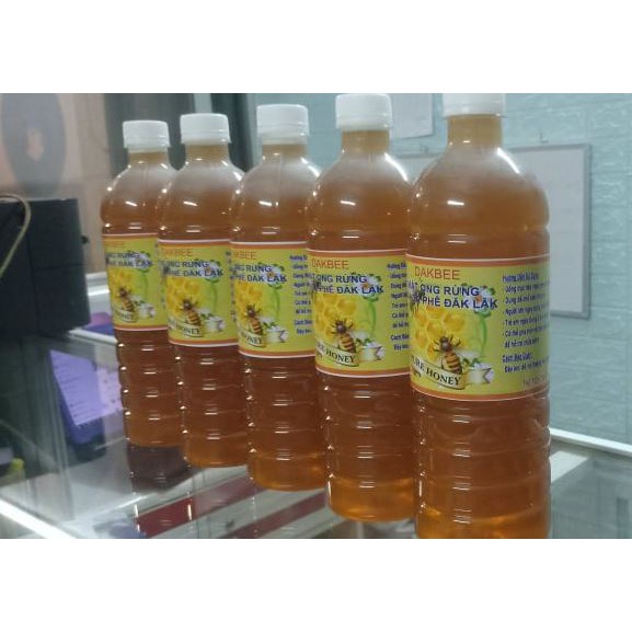 1 LÍT  Mật ong rừng hoa cà phê nguyên chất Daklak