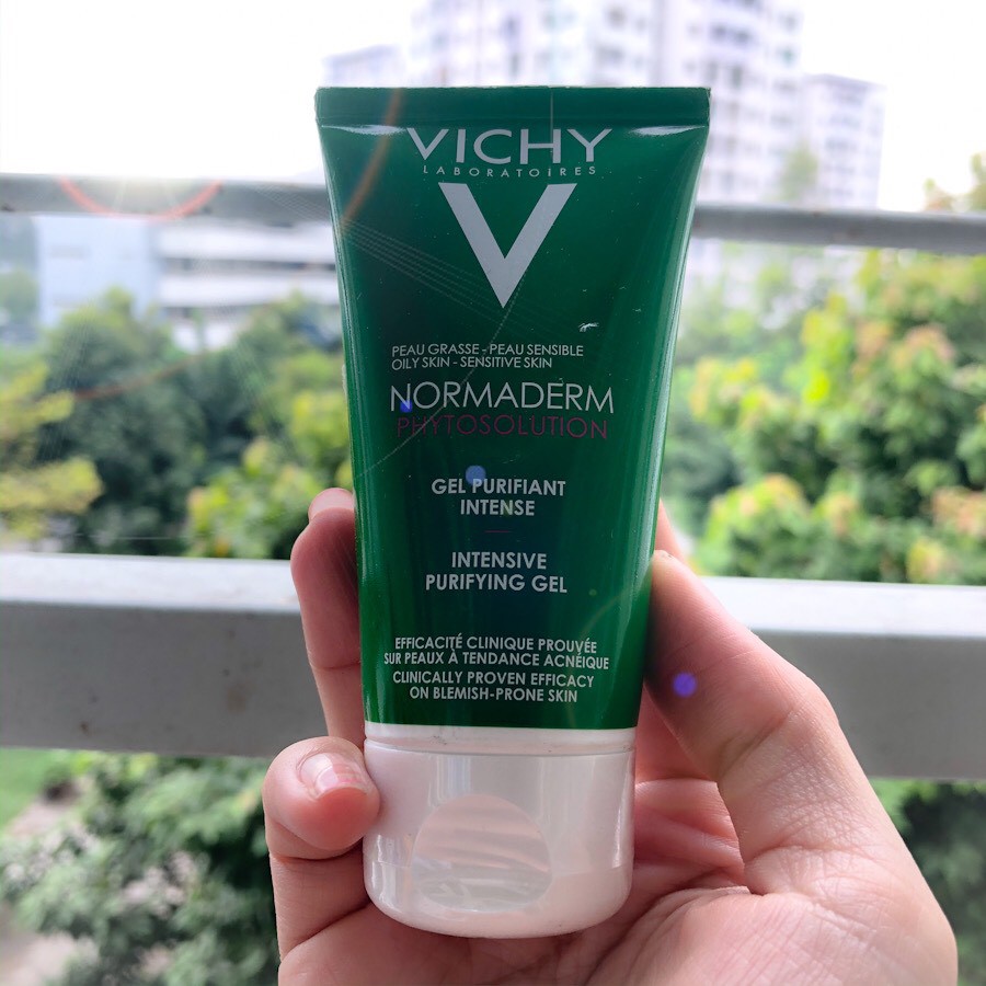 Sữa Rửa Mặt Vichy Dạng Gel Làm Sạch Sâu Da Dầu Mụn 50ml