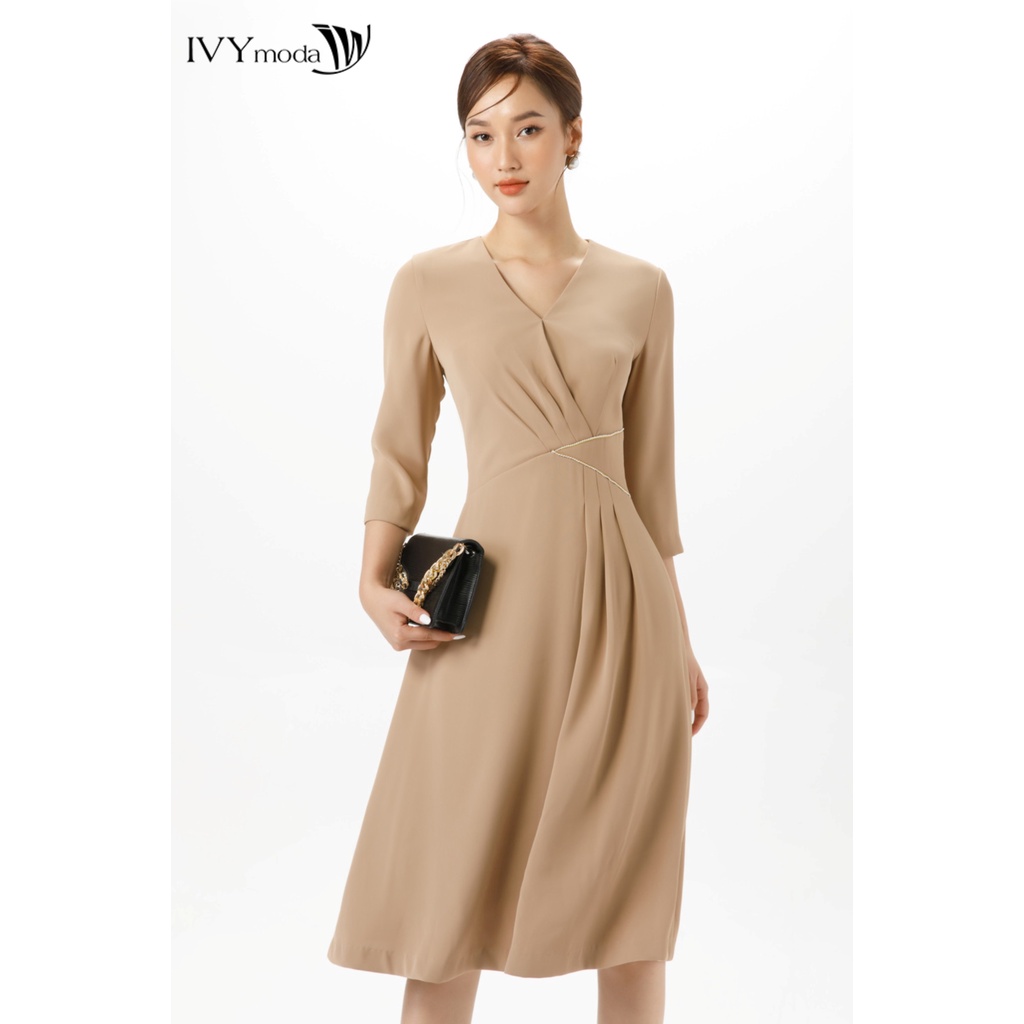 Đầm chữ A tay lỡ IVY moda MS 48T0137