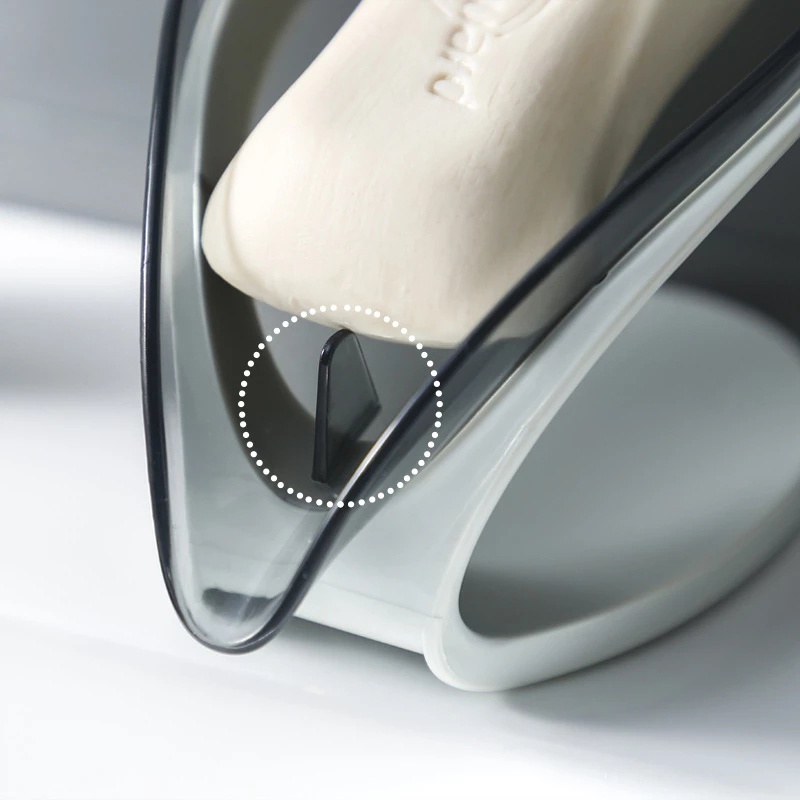 Giá đỡ xà phòng hình chiếc lá dùng cho nhà tắm tiện lợi