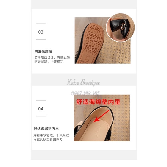 Giày Búp Bê GC Cao Cấp Bé Gái