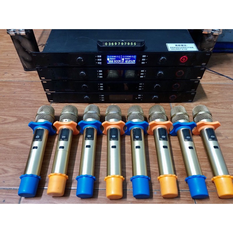 Micro không dây 6 số hàng bãi