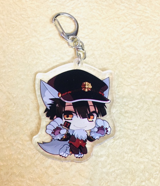 Móc khoá anime jibaku shounen hanako-kun, móc khoá hanako-kun nhiều mẫu