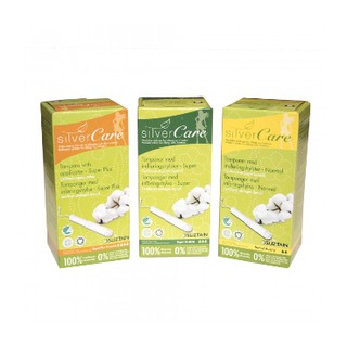 Băng vệ sinh (Tampon) Hữu Cơ 2,3,4 Giọt Có Cần Đẩy Silvercare