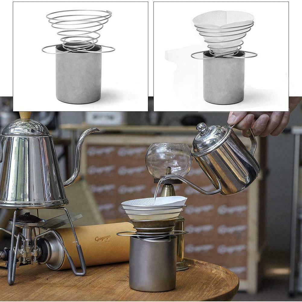 Reusable Stainless Steel Coffee Dripper Tea Strainer Pour Over Cone Paperless Home Brewing A8S0