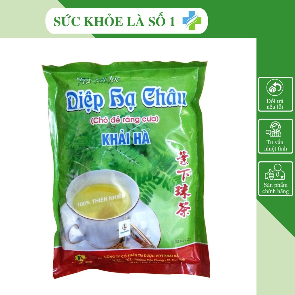 Trà Diệp Hạ Châu - Chó Đẻ Răng Cưa (hỗ Trợ Mát Gan, Mất Ngủ)