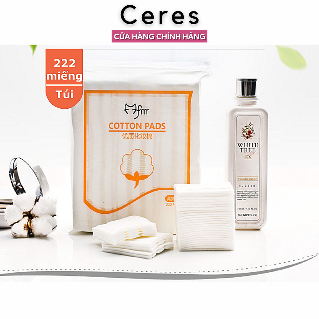 Bông Tẩy Trang 3 Lớp 💕𝑭𝒓𝒆𝒆𝒔𝒉𝒊𝒑💕 Bổng Tẩy Trang Cotton Pads Mofa Meiren Túi 222 Miếng | BigBuy360 - bigbuy360.vn